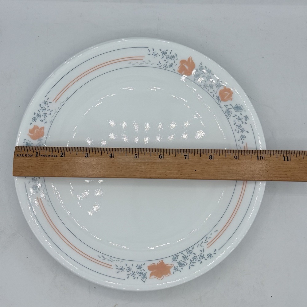 Set of 4 Vintage Corelle Apricot Grove Dinner Plates 10 1/4" Corningware USA - Picture 3 of 5